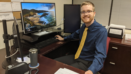 Steven Hart at his office
