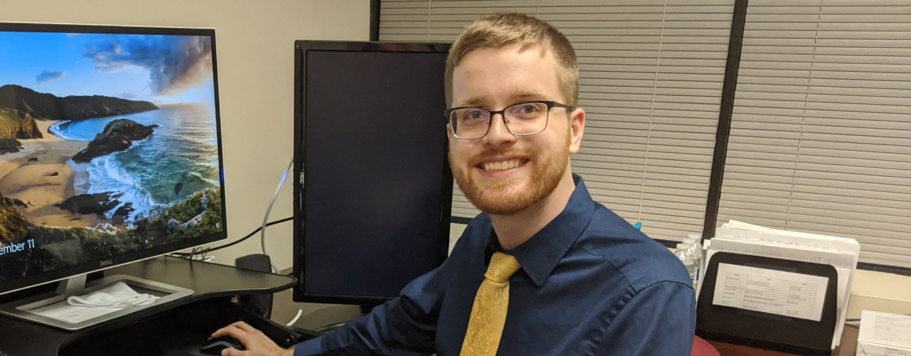 Steven Hart at his office