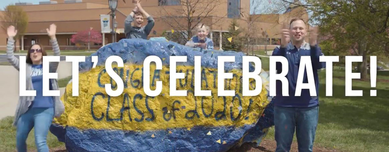 Brian Burns and family celebration of class of 2020