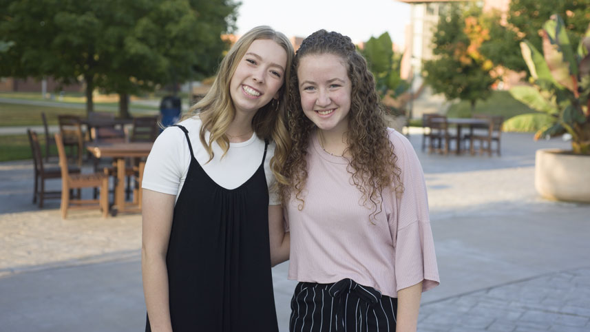 Abby Jo Thompson and Crissa Esse.