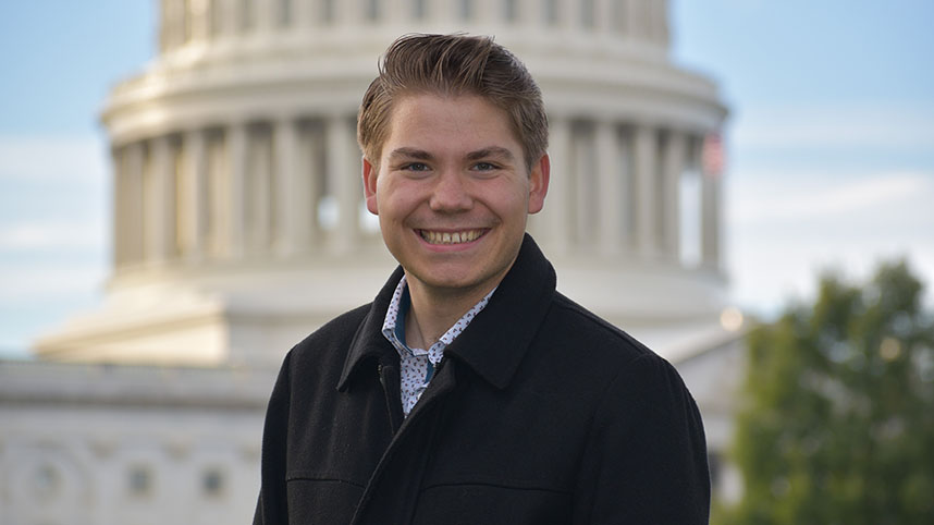 Benjamin Mays on Capitol Hill.