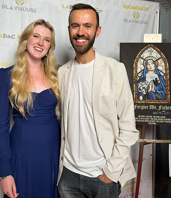 Sean Kisch at movie premier as the writer of the score