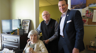 Betty and Warren Wiersbe  standing with Dr. White