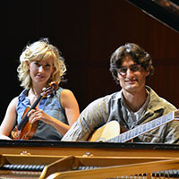 Cedarville University graduates Emily and Daniel Kohavi are using their talent to impact the music industry in Nashville. Photo credit: Charles Clevenger.